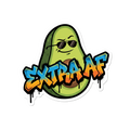 Extra AF Sticker — Stickatude UV-printed die-cut sticker