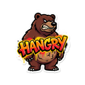 Hangry Sticker — Stickatude UV-printed die-cut sticker