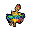 Chaotic Good Sticker — Stickatude UV-printed die-cut sticker