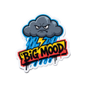 Big Mood Sticker — Stickatude UV-printed die-cut sticker