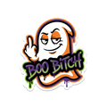 Boo Bitch Halloween Sticker — Stickatude UV-printed die-cut Halloween sticker