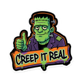 Creep It Real Halloween Sticker — Stickatude UV-printed die-cut Halloween sticker