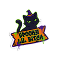 Spooky Lil Bitch Halloween Sticker — Stickatude UV-printed die-cut Halloween sticker