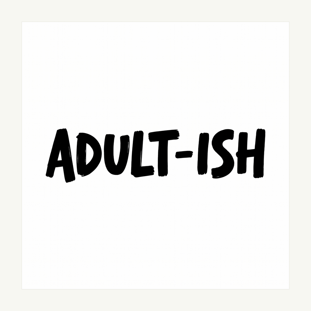 Adult-ish Mug Decal artwork