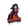 Bite Me Halloween Sticker — Stickatude UV-printed die-cut Halloween sticker