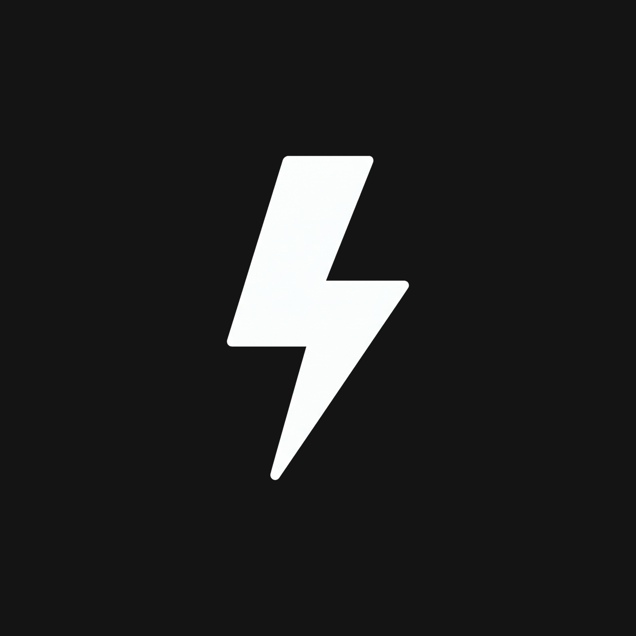 Lightning Bolt Decal — Stickatude white car-window decal
