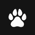 Paw Print Decal — Stickatude white car-window decal