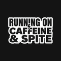 Caffeine & Spite Decal — Stickatude white car-window decal