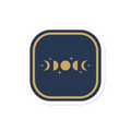 Moon Phases Window Sticker — Stickatude UV-printed window sticker