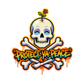 Protect Ya Peace Window Sticker — Stickatude UV-printed window sticker