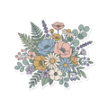 Wildflower Window Sticker — Stickatude UV-printed window sticker